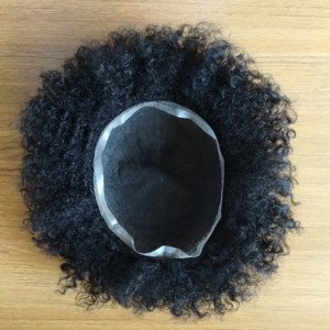6mm 8mm 10mm 12mm 15mm Wave Unit Men Afro Hair <strong>Toupee</strong> for Black Men - Product Image 4