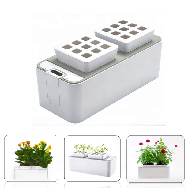 Creative greenhouses smart garden planter mini flower garden Hydroponics indoor Growing System flower pot