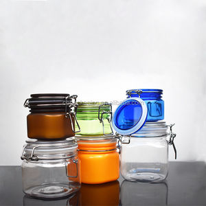 40ml-botella de plástico de 2000ml para mascotas tarro de <span class=keywords><strong>kilner</strong></span> con clip de metal superior para preservar - Product Image 3