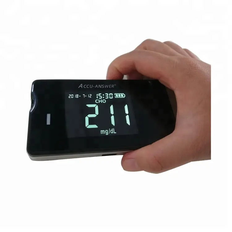 New Brand Glucose Meter for Wholesale Blood Testing Equipment Glucose Hemoglobin Cholesterol Meter