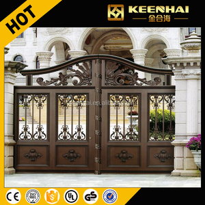 Qualité-assuré En <span class=keywords><strong>Fonte</strong></span> <span class=keywords><strong>D</strong></span>'<span class=keywords><strong>aluminium</strong></span> De Jardin En Fer <span class=keywords><strong>Forgé</strong></span> Porte <span class=keywords><strong>D</strong></span>'entrée - Product Image 2