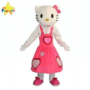 Funtoys Roze Kitty Cat Meisje Mascotte Kostuum