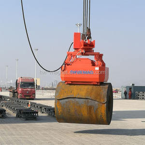 Alat Penanganan Gulungan Baja Pengangkat Elektromagnetik Permanen Truk Muatan Di Port - Product Image 6