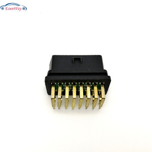 J1962 <span class=keywords><strong>OBD</strong></span>-Buchse mit 90-Grad-Goldbeschichtung, <span class=keywords><strong>OBD</strong></span> 16-Pin-Buchse mit PCB-Autoanschluss - Product Image 5