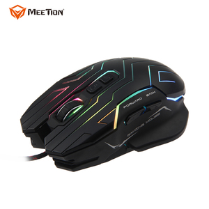 Meetion Chuột chơi game 6D vui nhộn Gm22 cho máy tính DPI quang học có dây 1.8m phần mềm Laser USB chống nước định hướng tay phải Nhật Bản - Product Image 2