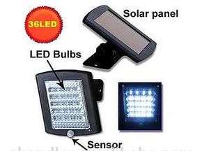 Y-SOLAR SL1-22 36 unids Granos DEL LED Luz Solar Llevó la <span class=keywords><strong>Calle</strong></span> con Sensor de Movimiento - Product Image 2
