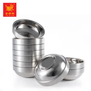 最新生产的不锈钢盆圆汤水果碗金属价格合理