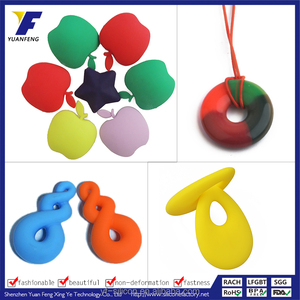 BPA libera <span class=keywords><strong>el</strong></span> colgante del dentición del bebé del silicón del dentier del silicón para las mamáes de cuidado - Product Image 3