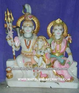 Marble Shiv Gauri Statue - Product Image 1