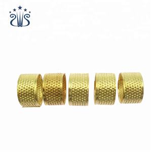 Herramienta <span class=keywords><strong>de</strong></span> costura para <span class=keywords><strong>el</strong></span> hogar, <span class=keywords><strong>dedal</strong></span> <span class=keywords><strong>de</strong></span> cobre dorado a la venta - Product Image 2