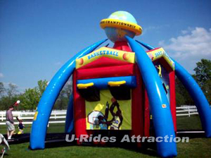 4-in-1 PVC gonfiabile mondo Sport Arena carnevale lancio gioco rilassante Sport giochi per l'intrattenimento - Product Image 4