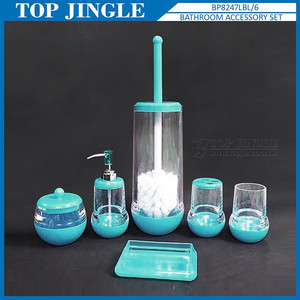 Ensemble d'accessoires de bain en acier inoxydable blanc unique - Product Image 3