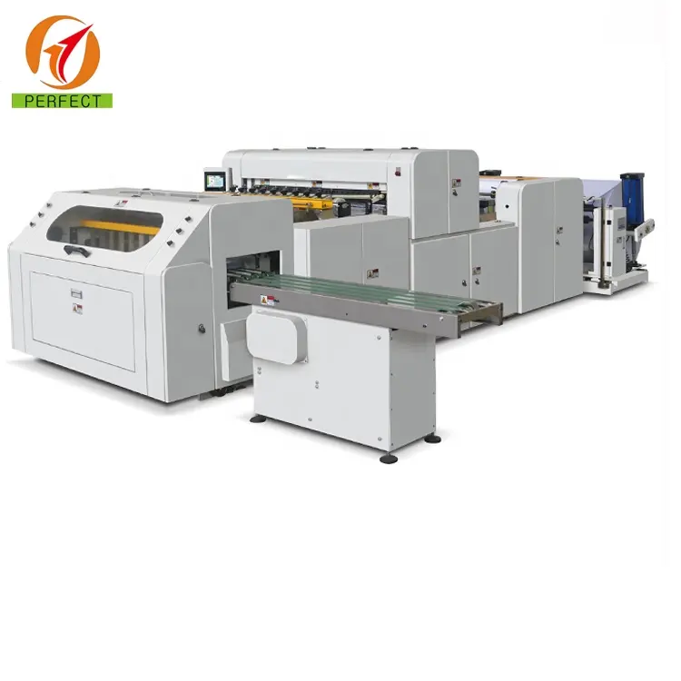 complete line automatic roll to a4 size paper cutting machine