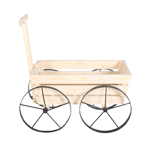 Carrello Multiuso da Giardino a Quattro Ruote Pieghevole Grande Capacità Carrello Utilitario a Spinta Manuale per Esposizione Fioristi - Product Image 2