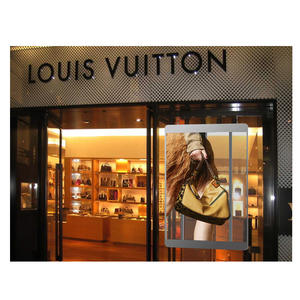 Indoor HD See Through P3.91 Transparente 3D-Werbung Billboard-Bildschirm Video für Schaufenster zeigen transparente Anzeige - Product Image 4