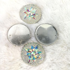 35mm White Sunflower Resin Beads Hand Sewing on Wedding Dress and Flatback Beads Sew on Shoes Upper As Decoration Hot Selling