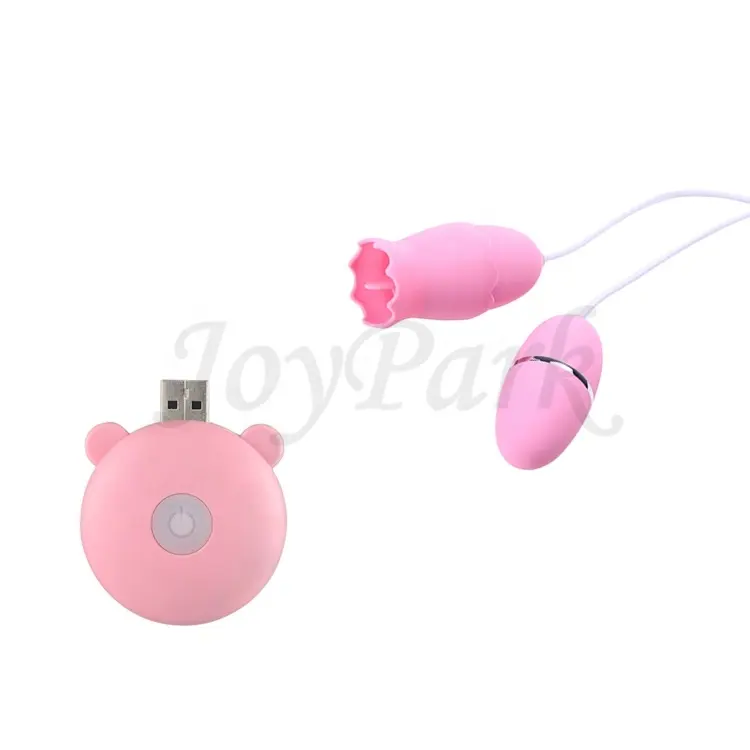 JoyPark 10 hız USB şarj edilebilir titreşimli masaj dil seks oyuncakları yetişkinler vibratör Jump bullet kadınlar için