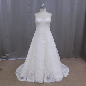 ZM703 perlée lourde dentelle dos nu robe de <span class=keywords><strong>mariage</strong></span> avec détachable cap manches plus la taille robes de mariée taille 34 - Product Image 2