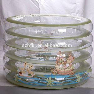 4 anillo niños bebé piscina inflable piscina <span class=keywords><strong>bañera</strong></span> remando nadar baño <span class=keywords><strong>playa</strong></span> - Product Image 2