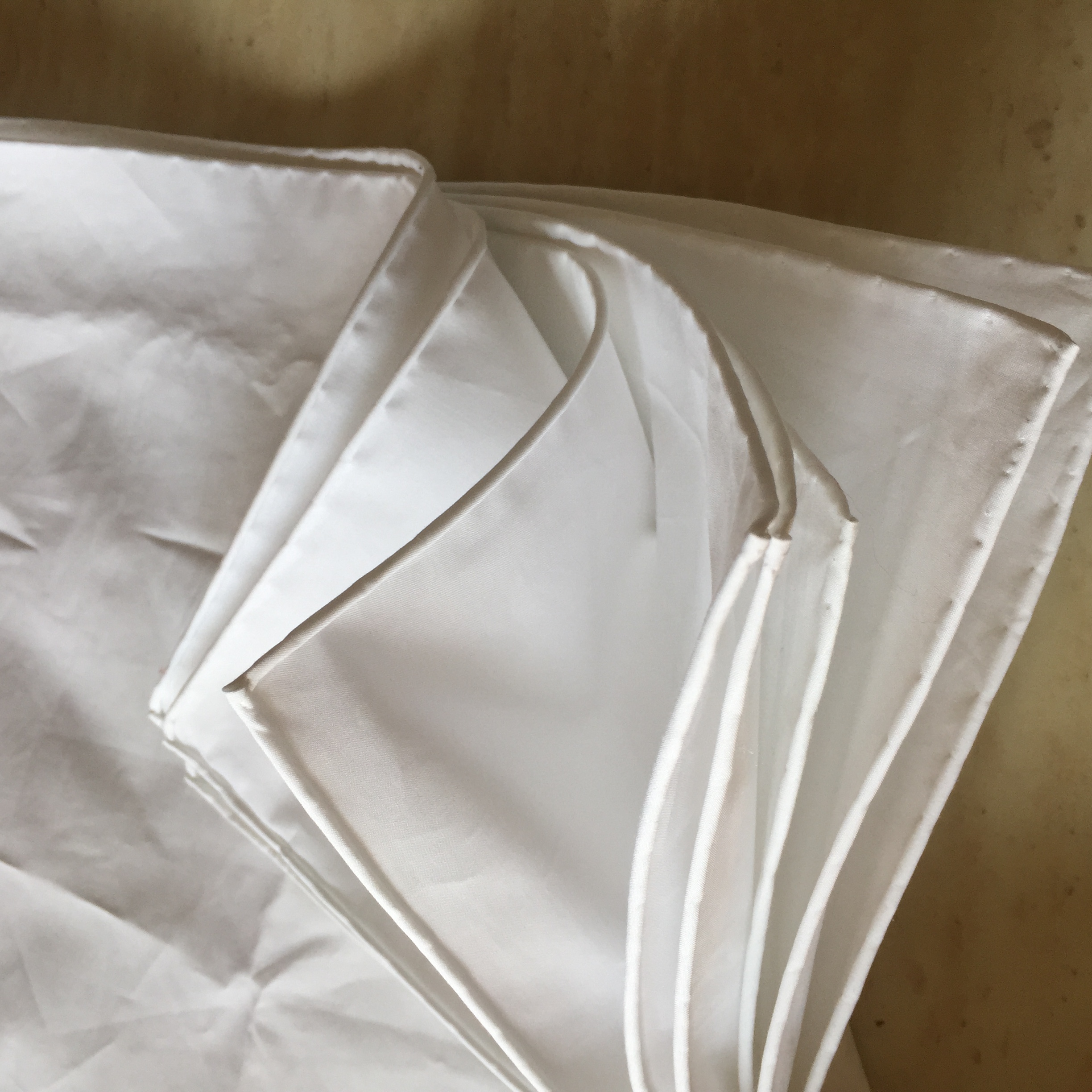 В наличии, Карманный платок Habotai из 100 хлопка, белый мягкий квадратный платок для рисования, распродажа