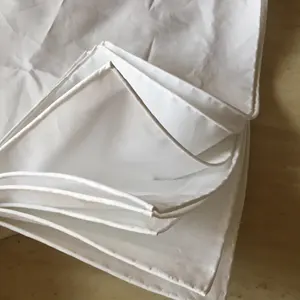 स्टॉक में Habotai 100 कपास जेब रूमाल सफेद चित्रकला के लिए नरम वर्ग गर्म बिक्री
