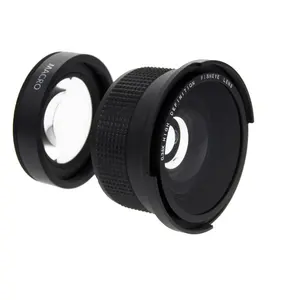 apexel super fisheye lentille Suppliers-Caméra thermique 360 degrés 58MM, 0,35x, objectif de Fisheye très grand angle, apex