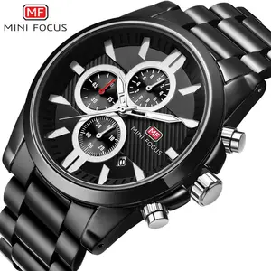 MINI FOCUS MF0134G men's Quartz Watches Fashion&Casual Auto Date Luminous Business Watch