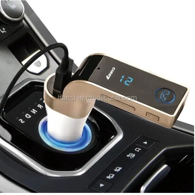 Univeral 4-in-1 CAR KIT G7 FM Transmitter TF Music Player 3 USB Car charger FM Transmitter