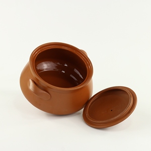 Kapak doğal Terracotta pişirme Pot ile inanılmaz meksika tencere