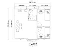 Nouvelle conception de maisons modulaires préfabriquées en Chine, Porta Cabin Casa Australie, maison conteneur extensible 20ft/40ft, faible coût d'expédition, à vendre