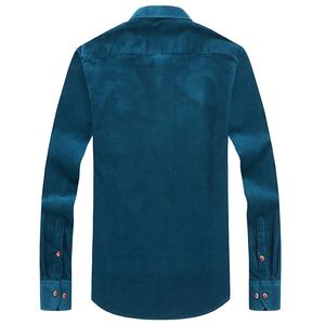 Camicie Casual in <span class=keywords><strong>velluto</strong></span> <span class=keywords><strong>a</strong></span> <span class=keywords><strong>coste</strong></span> personalizzate <span class=keywords><strong>a</strong></span> maniche lunghe da <span class=keywords><strong>uomo</strong></span> - Product Image 2