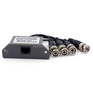 HDTVI/HDCVI/AHD-sistema de vigilancia 4 canales UTP vídeo <span class=keywords><strong>Balun</strong></span> con 4 pcs <span class=keywords><strong>pigtail</strong></span> - Product Image 2