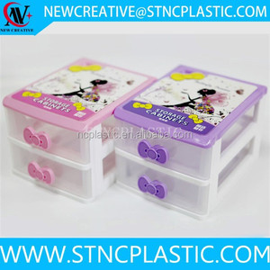 Tiroir Rangement Plastique Ngăn Kéo Nhà Để Xe Đơn Vị Kệ Màu Hồng Nhựa Lưu Trữ Ngăn Kéo - Product Image 6