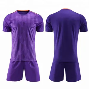 Ropa Deportiva de fútbol púrpura de sublimación, nuevo modelo, Jersey de fútbol 2021