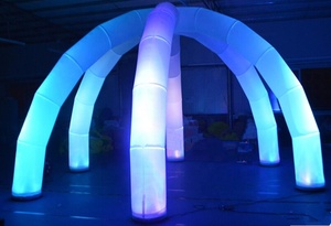 Carpa inflable con estructura <span class=keywords><strong>de</strong></span> luz para eventos especiales, domo arcade gigante, tienda <span class=keywords><strong>de</strong></span> arco inflable para publicidad - Product Image 6