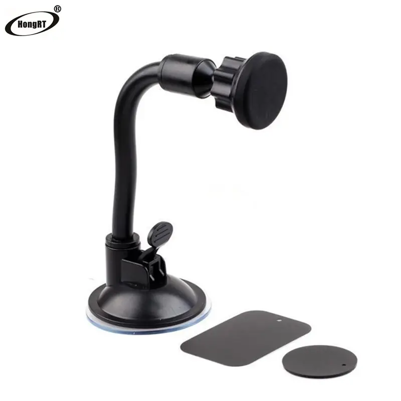 Car window suction cup mount 360 rotation magnetic phone stand car phone holder