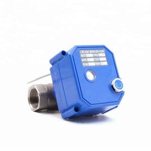 כדור ממונע שסתום כדור מים חשמלי עם פונקציה ידנית נירוסטה כדור נירוסטה - Product Image 6