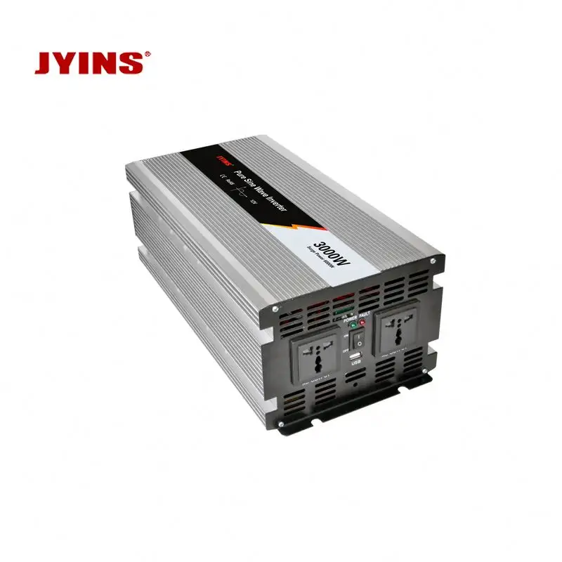 JYINS 3000 watt invertör tepe güç 6000 watt saf sinüs dalga invertör