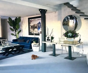 Hotel interior design artigianato in metallo lucidato specchio concavo <span class=keywords><strong>appendere</strong></span> decorazione per la casa statua moderna in acciaio inox arte <span class=keywords><strong>scultura</strong></span> - Product Image 4