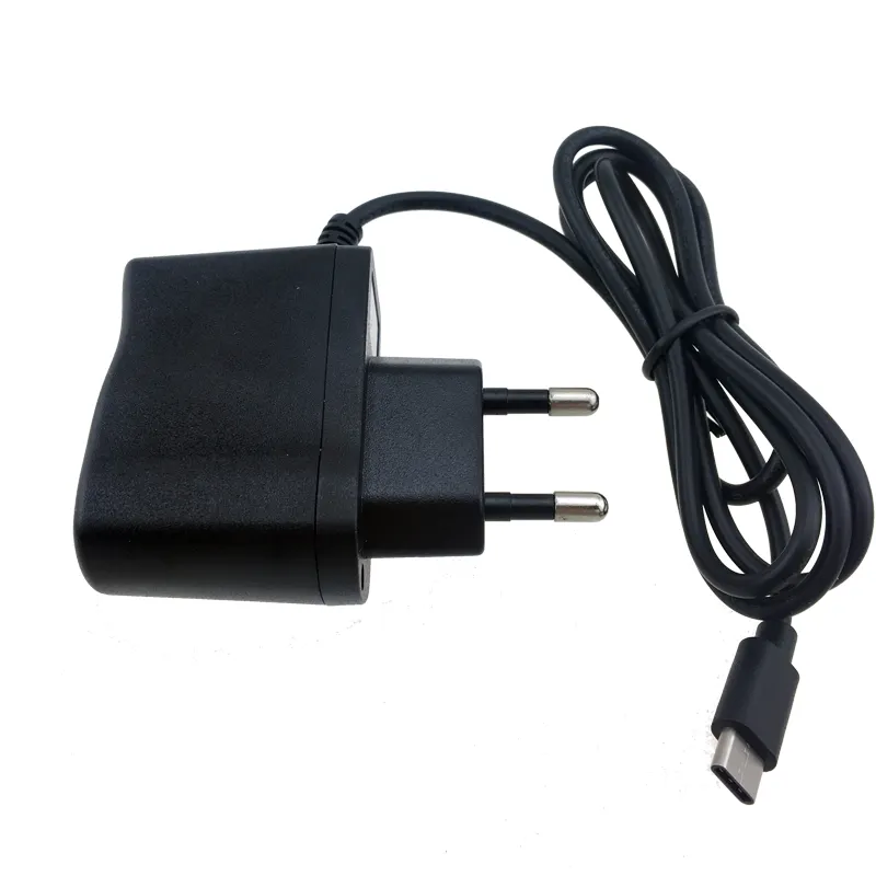 K 60950-1 100-240Vac 50/60hz dc 5v 1000ma adapter charger Korea plug 5v 1a type c power adapter 5w with led turning lights