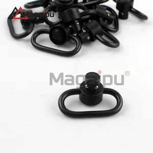 dual rifle sling Suppliers-Heavy duty quick push button stacca qd sling swivel per rifle sling