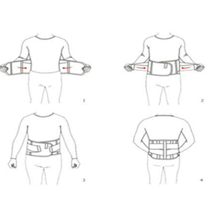 Cintura di tormalina per terapia magnetica OEM di fabbrica supporto per la schiena auto riscaldamento cintura in vita - Product Image 4