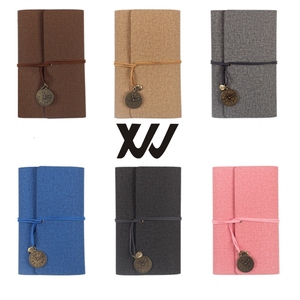 2025 <span class=keywords><strong>A6</strong></span> của phụ nữ bìa cứng Pu Da Túi Tạp Chí chương trình nghị sự máy tính xách tay Nhật ký Cuốn sách với rời lá RÀNG BUỘC - Product Image 4