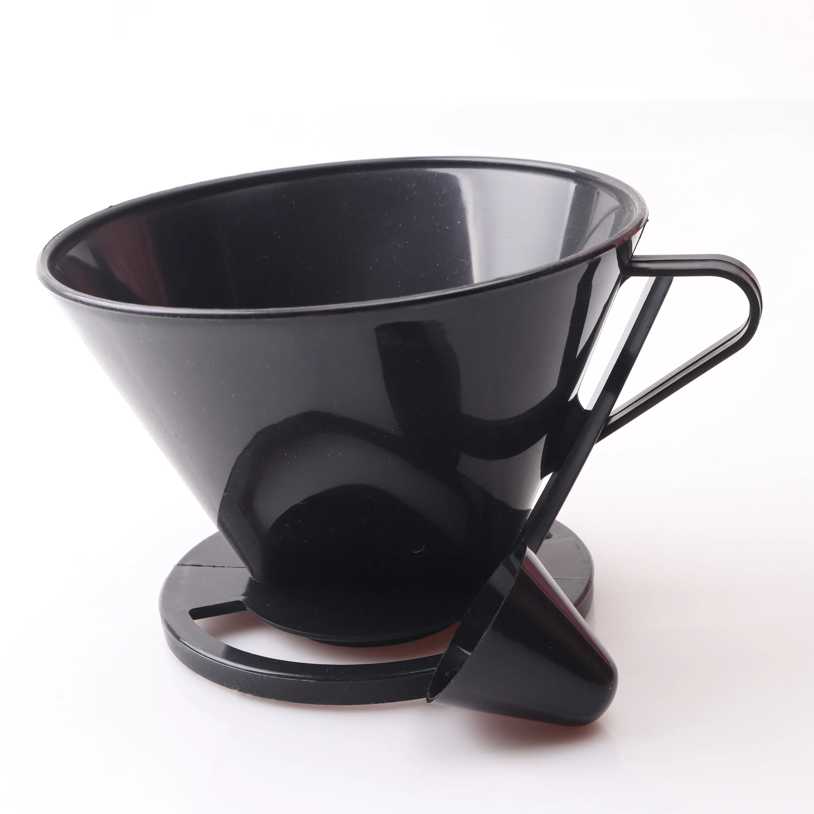 Paperless Reusable plastic Pour Over Coffee Dripper plastic Drip Coffee Filter