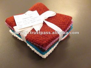 ผ้าขนหนูเช็ดมือผ้าฝ้ายทอสำหรับ100% ผ้าขนหนูเช็ดมือใช้ทุกวันสวมใส่สบายและทนทาน - Product Image 5