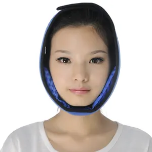 Face gel ice cold pack with adjustable strap