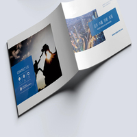 Impression de dépliants pliables sur mesure, impression de petites brochures