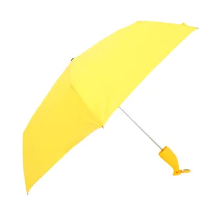 Портативный зонт в форме банана, зонт с короткой ручкой, компактный мини-зонт с УФ-защитой, Складывающийся в 3 раза