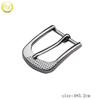 Guangzhou personnalisé chaussures accessoires boucle de pin en métal de moulage mécanique sous pression boucle de ceinture avec clip