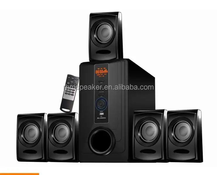 Desain terbaru 5.1 sistem Speaker Multimedia teater rumah dengan RM-AV9104 SD/BT/USB